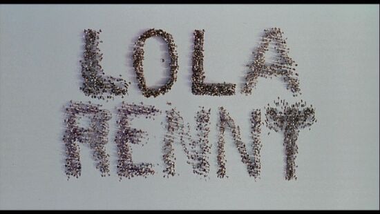  I'm terrified to post images of Run Lola Run because the soundtrack is so locked down, but this screen grab of the title sequence is just too cool to pass up.